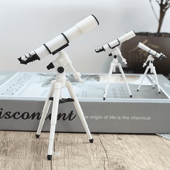 Mini Telescope with Stand Astronomical Dollhouse Accessory