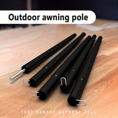 2pcs Lightweight Canopy Tent Support Poles 8 Sections with Storage Bag