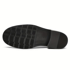 Men's Lace-up Smart Casual Dress Shoes Outdoor Rubber Sole