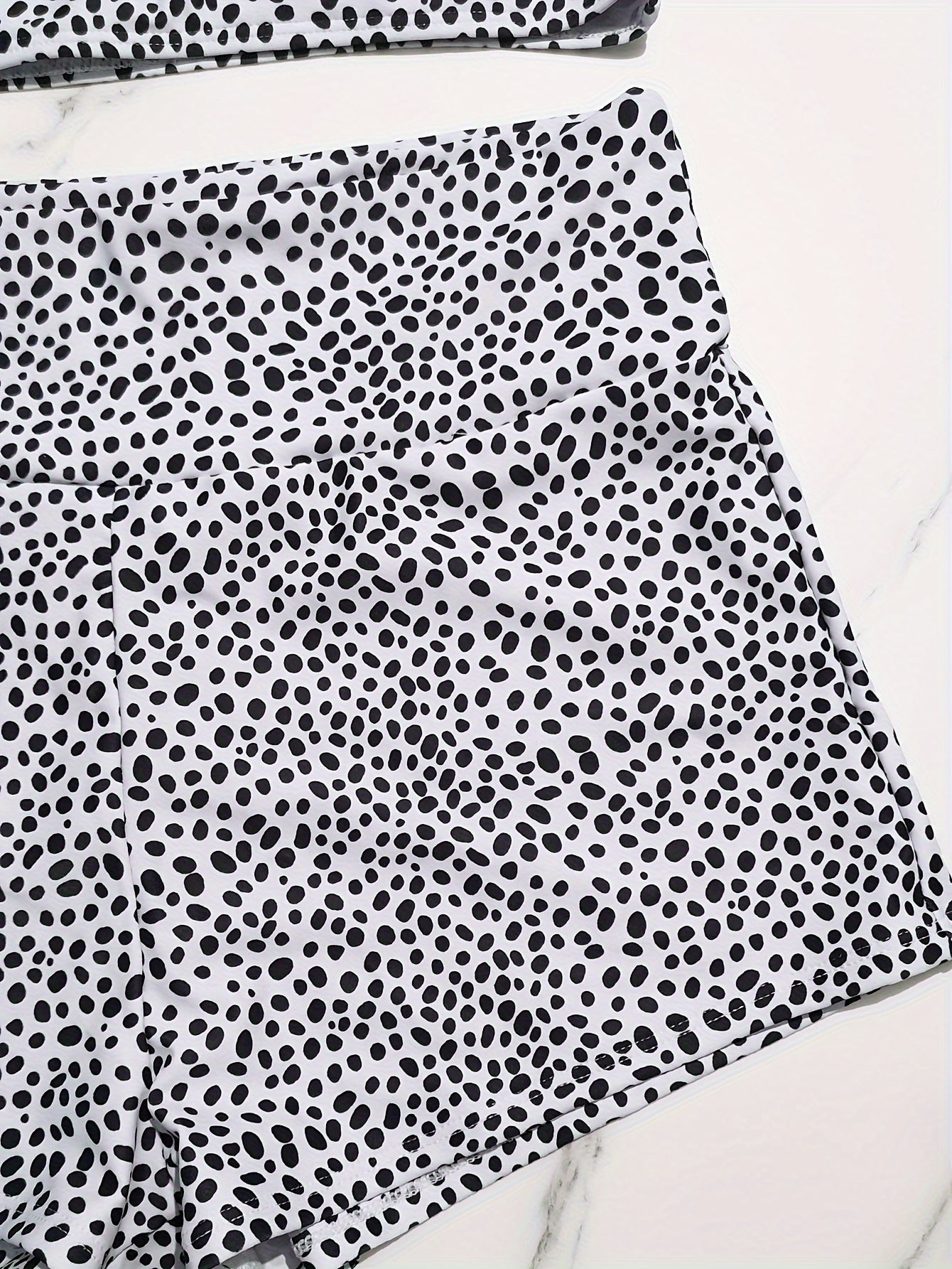 Polka Dot Bikini Set Women's Sexy Bra & Shorts Swimsuit