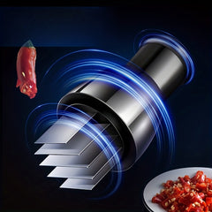 2pcs Portable Manual Garlic Press Stainless Steel Masher Camping Beater