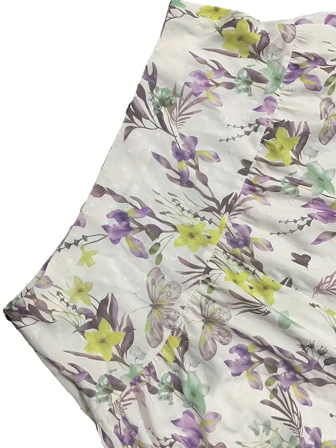 Floral Print High Rise Pleated Maxi Skirt