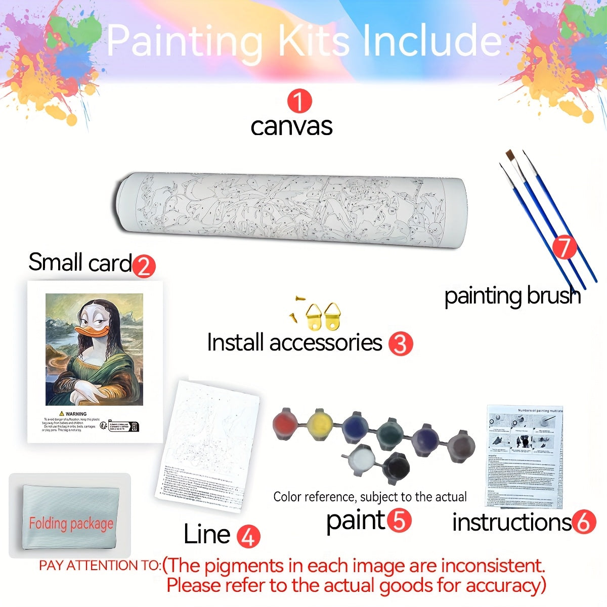 DIY Painting & Drawing Kit Homemade Duck Lady Ideal for Collection and Gifts