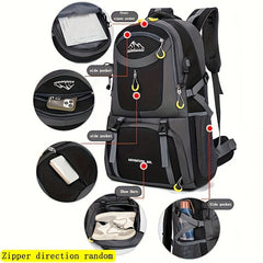 Large Capacity Adventure Backpack for Outdoor Hiking & Traveling