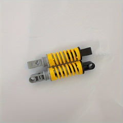 2pcs Motorcycle Shock Absorber Springs with Yellow Accents