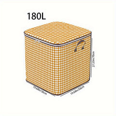 Orange Large Capacity Clothing Storage Bag Foldable Dustproof Bag
