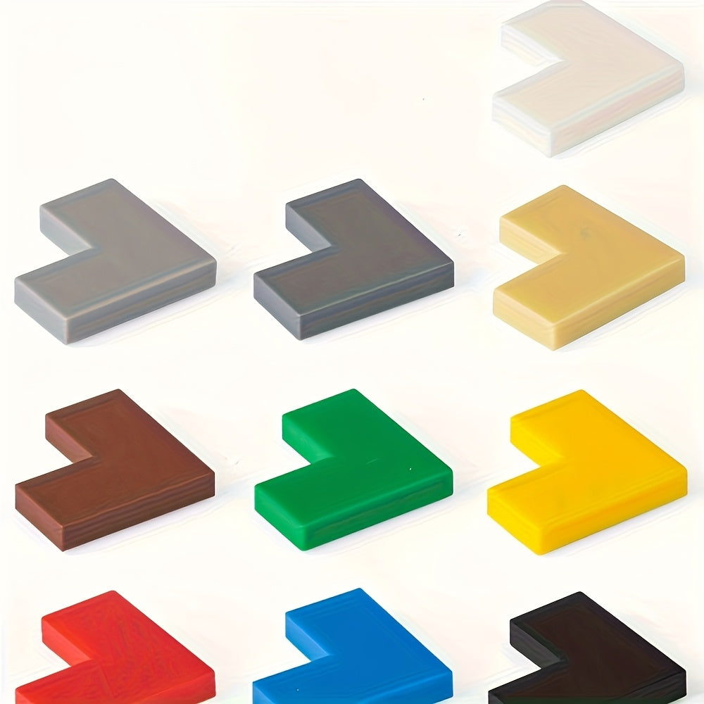 80pcs 2x2L Low Wall Flat Corner Bricks for MOC 147219
