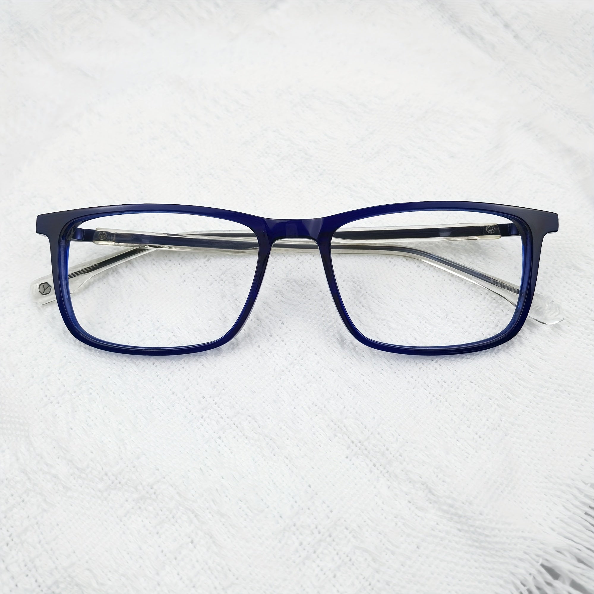 Men's Rectangle Frame Light Glasses Classic Computer Glasses