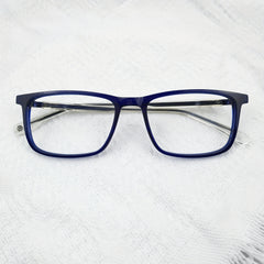 Men's Rectangle Frame Light Glasses Classic Computer Glasses