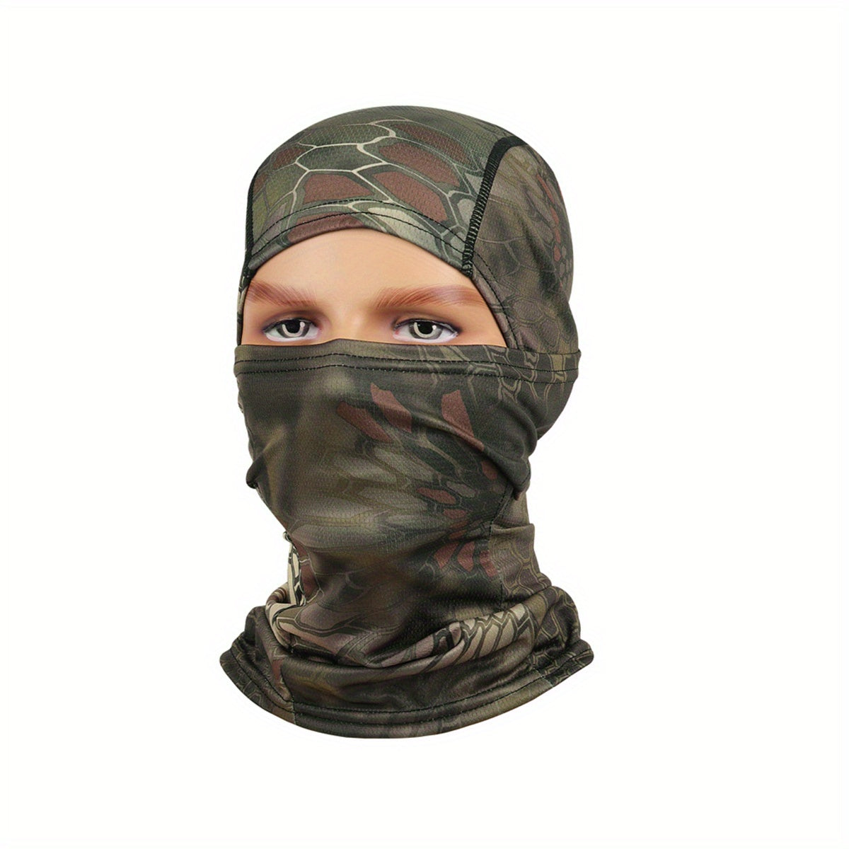 Camo Balaclava Face Mask Motorcycle Windproof Full Face Cover UV Protection