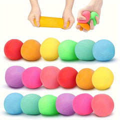 5pcs Colorful Soft Stress Balls Sensory Relaxation Toys for Hand Muscles