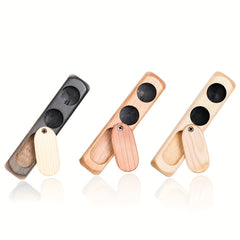 Portable Wood Cigarette Case Double Hole Double Hole With Storage