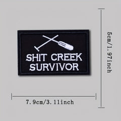 Funny Letter Embroidered Morale Patches For Gear