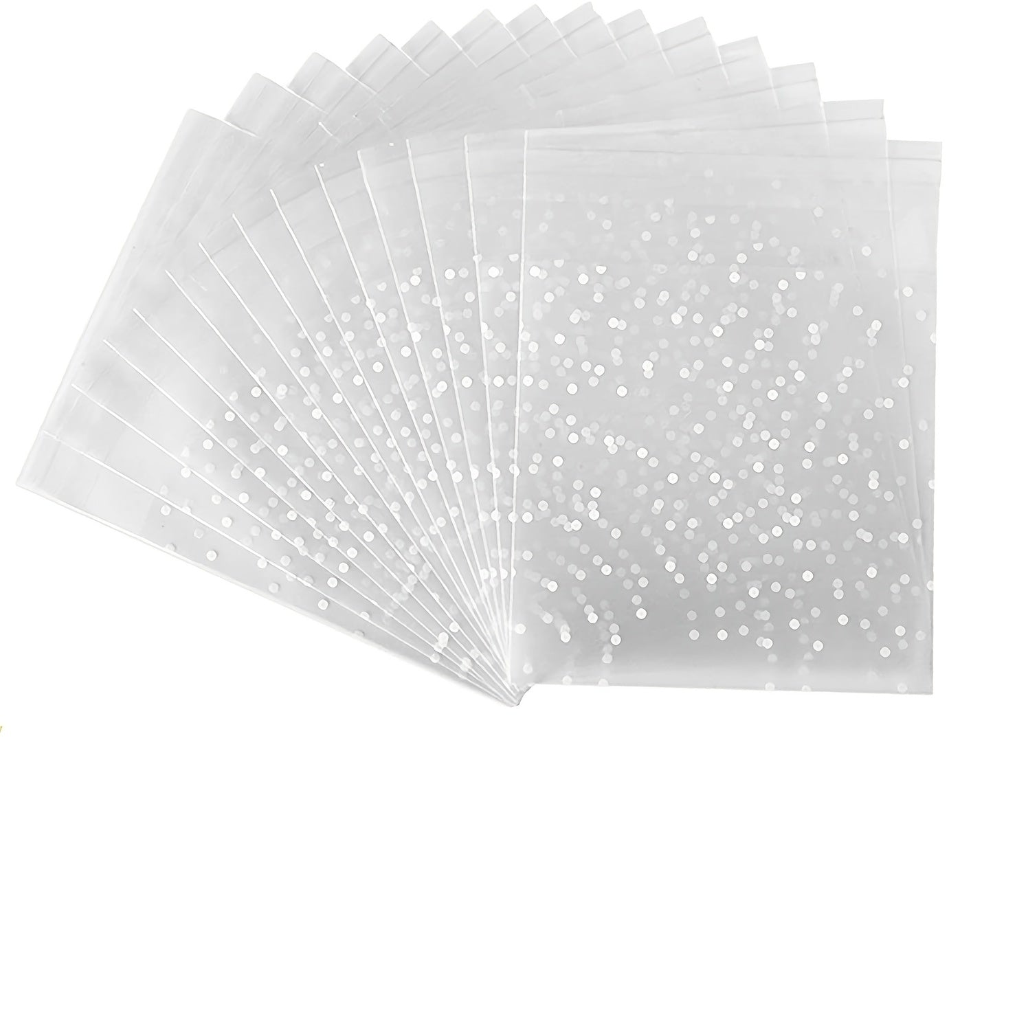 100pcs Polka Dot Cellophane Snack Bag 14 for Party Bread Candy Biscuits