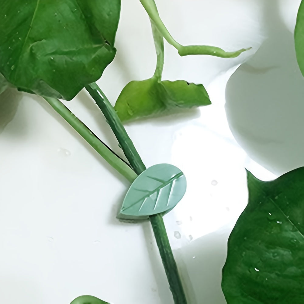 20pcs Green Plant Climbing Wall Fixer Self adhesive Wire Trimmer