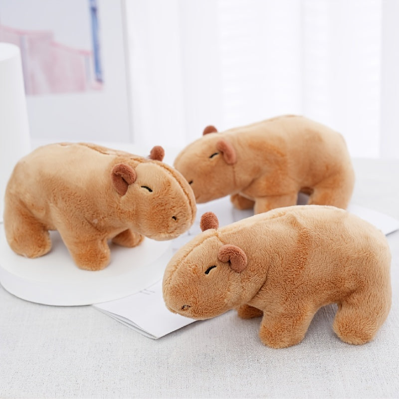 Soft Brown Plush Capybara Rodent Stuffed Animal Great for Kids