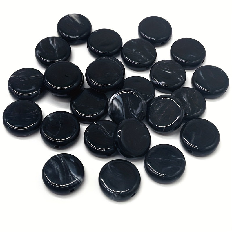 20pcs 15mm Acrylic Spacer Beads DIY Jewelry Making Craft Supplies
