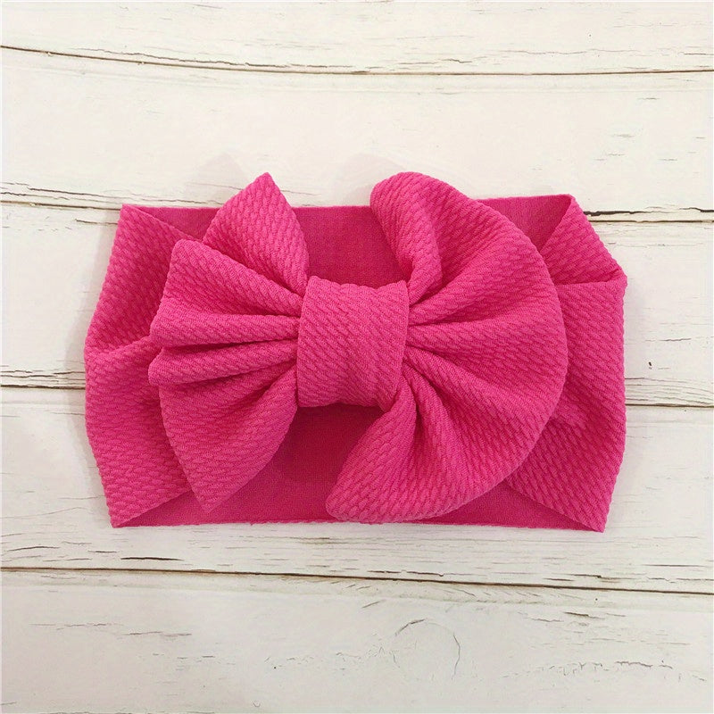 Cute Baby Girls Big Bow Knot Headband Soft Hair Accessories