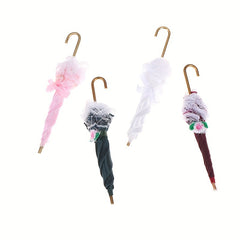 1:12 Dollhouse Royal Lady Lace Umbrella Accessory