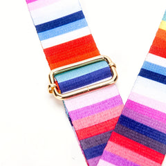 Rainbow Colorful Shoulder Strap Ethnic Style Replacement Purse Belt