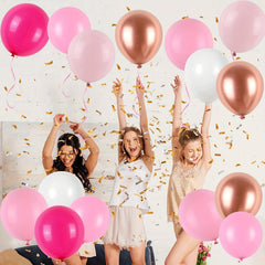 20pcs 30-48cm Rose Red Light Pink Latex Balloon Holiday Party Decoration