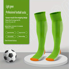 Men's Knee High Football Socks Thick Padded Anti Slip Soccer Socks