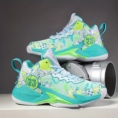 Boy's Block Basketball Shoes Comfy Non Slip Sneakers