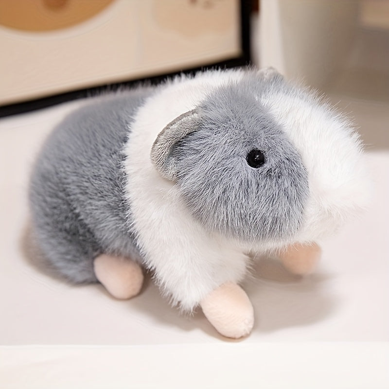 Realistic Guinea Pig Stuffed Animal Toy Plush Soft Cuddly Small Pet Doll Gift