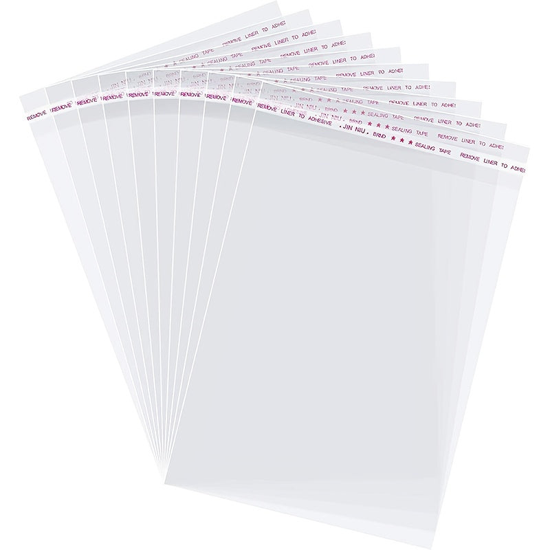 200pcs Self-sealing Cellophane Bag Reusable Packaging Gift