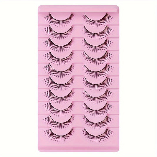 Fluffy Faux Mink Lashes Natural Look 10Pairs