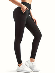 High Waist Slimming Yoga Leggings with Pockets