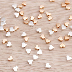 30Pcs Heart Beads for Necklace Bracelet Making