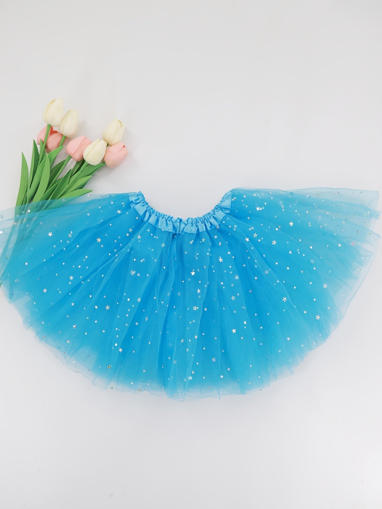 Baby Girls Princess Sequins Tulle Tutu Skirt For Party Ballet Kids