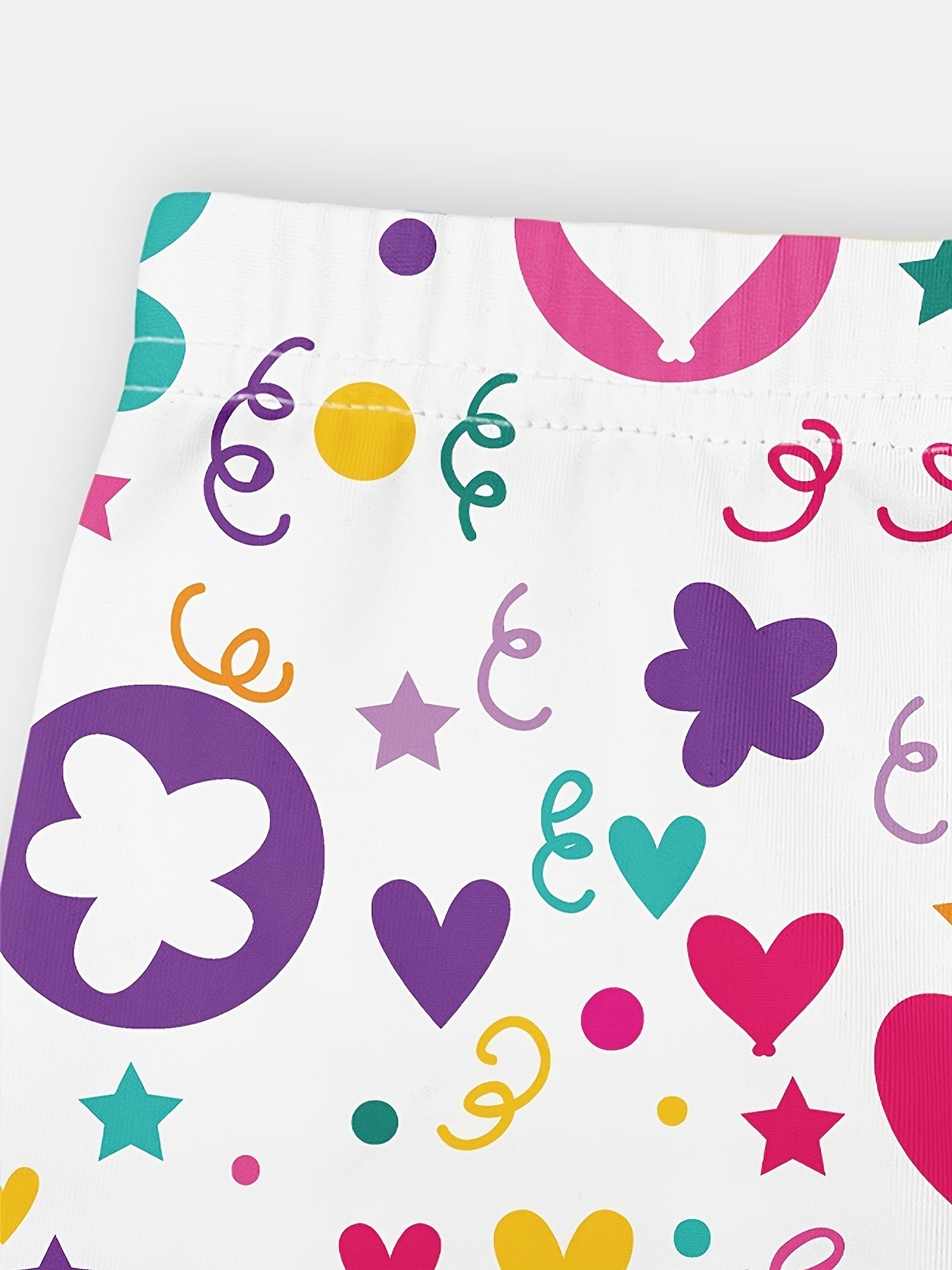 Girls Stretch Soft Leggings Print Pants Kids Clothes