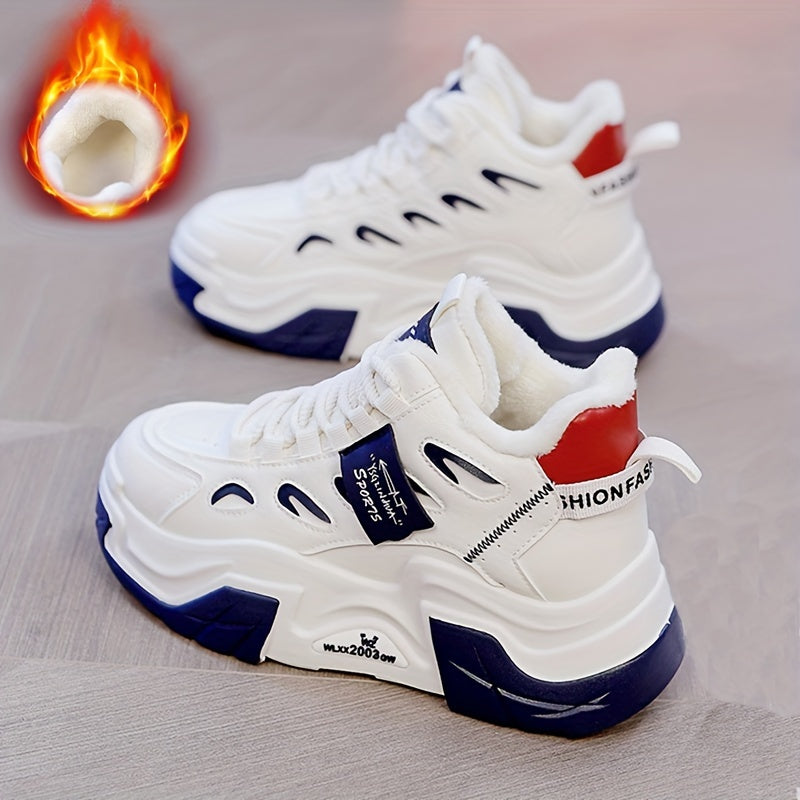 Women's Chunky Sneakers Warm Sport Shoes