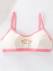 Girls Animal Graphic Sports Bra Set for Teens