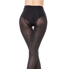 80D Control Top High Waist Footed Tights
