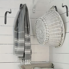 4 Rustic Iron Wall Hooks For Hanging Lanterns Coats Mason Jar Sconces
