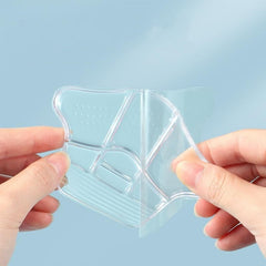 2pcs Gel Heel Stickers For High Heels & Sneakers