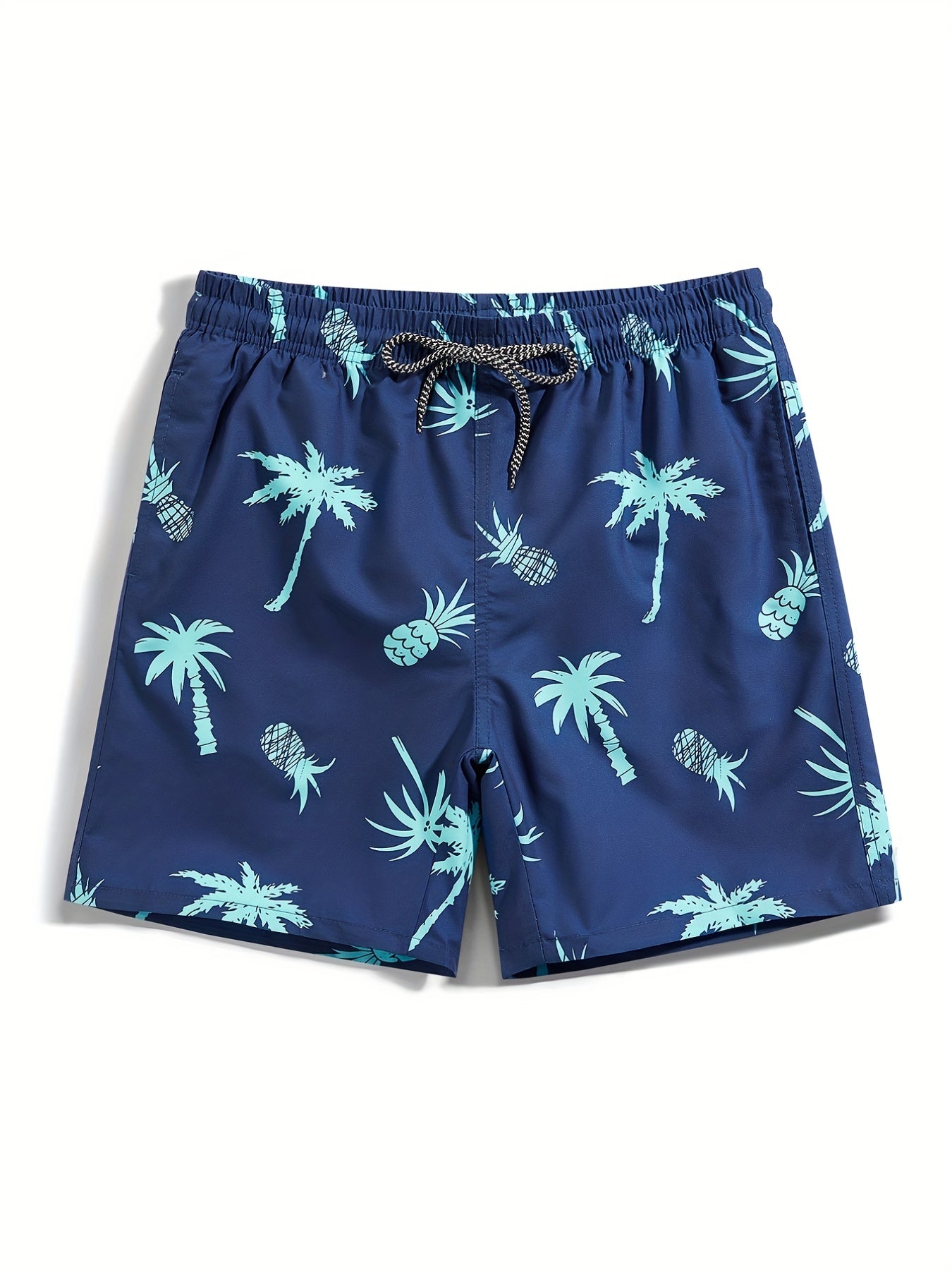 Men's Quick Drying Hawaiian Board Shorts Mesh Lining Pockets Swim Trunks