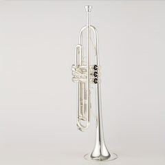 Professional Silver Trumpet B flat Brass Nickel Tube Body Playing Trumpet