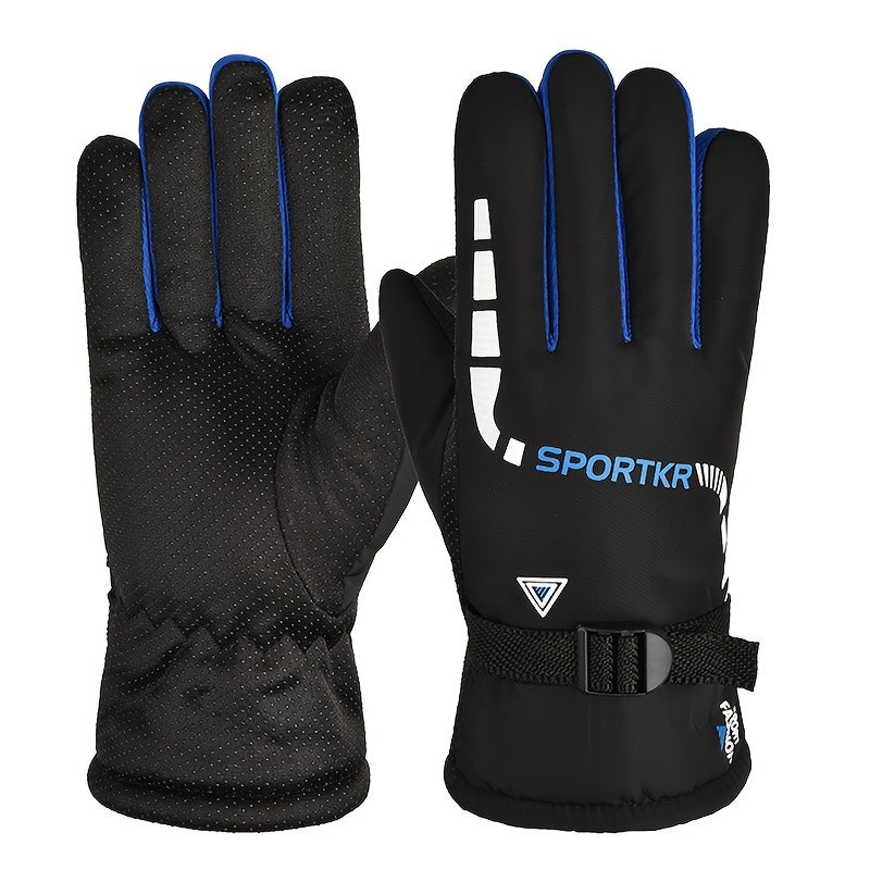 Waterproof Winter Cycling Gloves Windproof Motorcycle Warm Gloves
