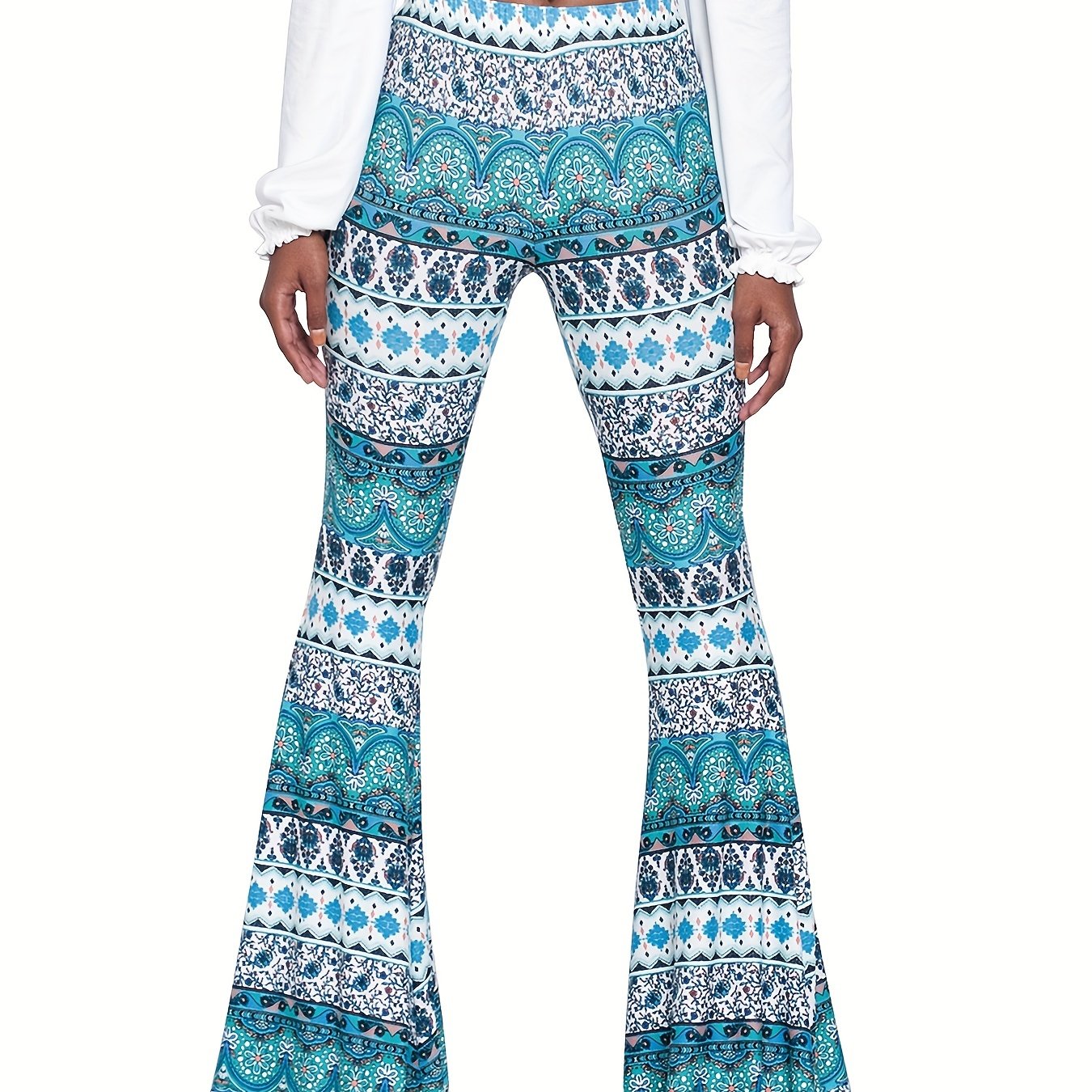 Boho Flare Leg Pants for Women