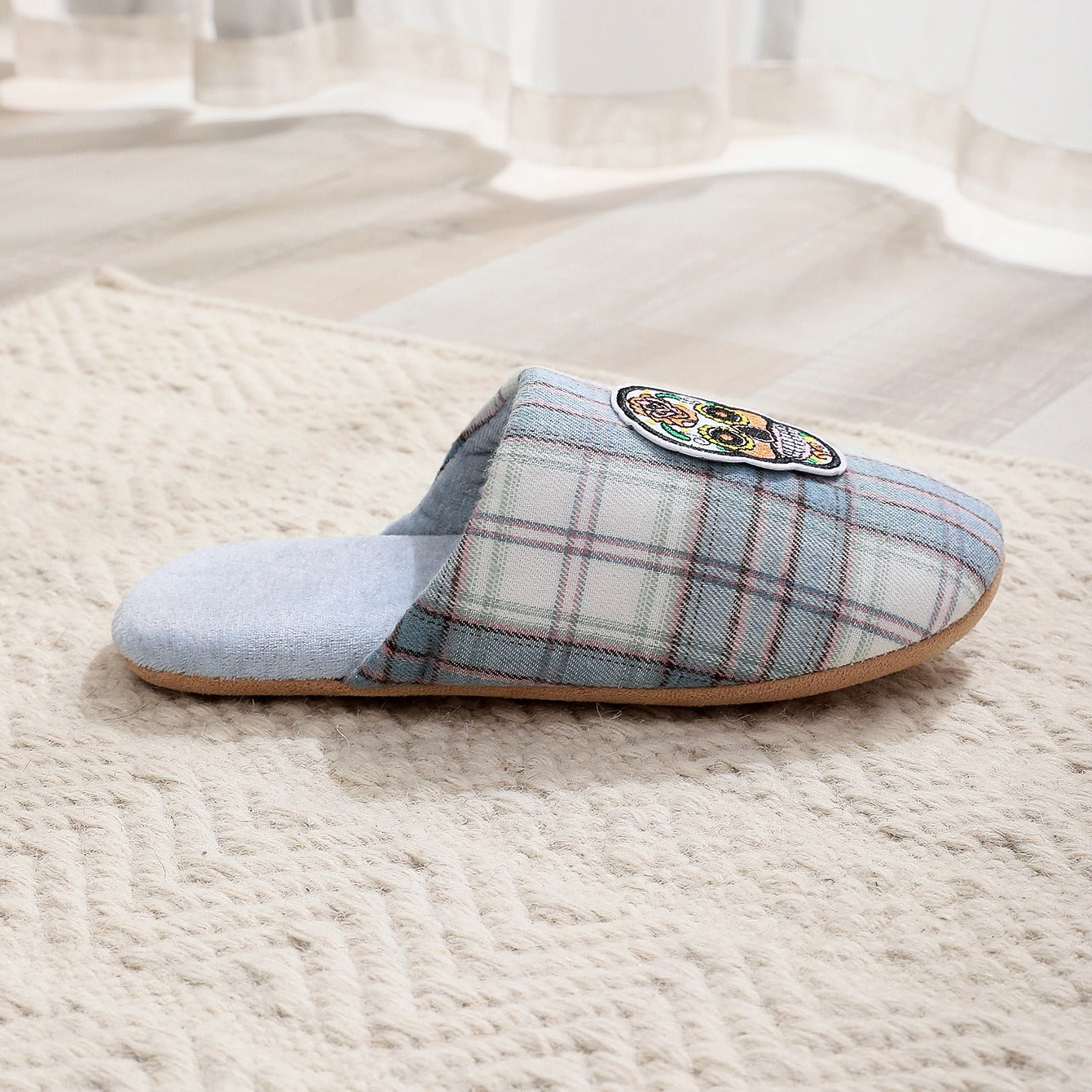 Men's Cartoon Print Non Slip Slippers Indoor Home House Shoes