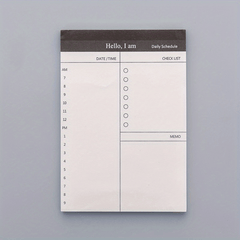 Business Daily Planner Notebook Memo Pad Tear off Notepad