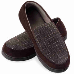 Men's Lightweight Memory Foam House Slipper Cozy Closed Back Indoor Outdoor