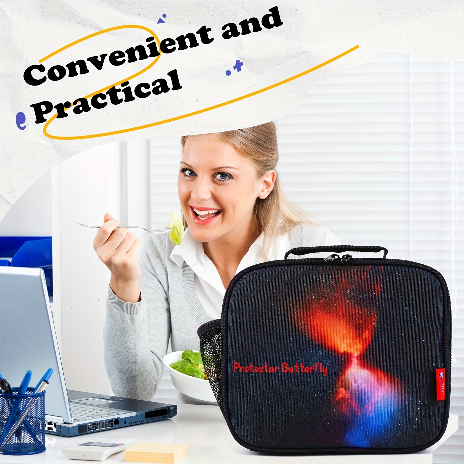 Starry PROTOSTSTAR BUTTERFLY Lunch Bags