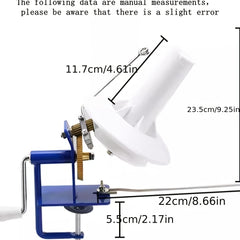 Hand Operated Yarn Ball Winder for Crocheting - Helper for Yarn Collection