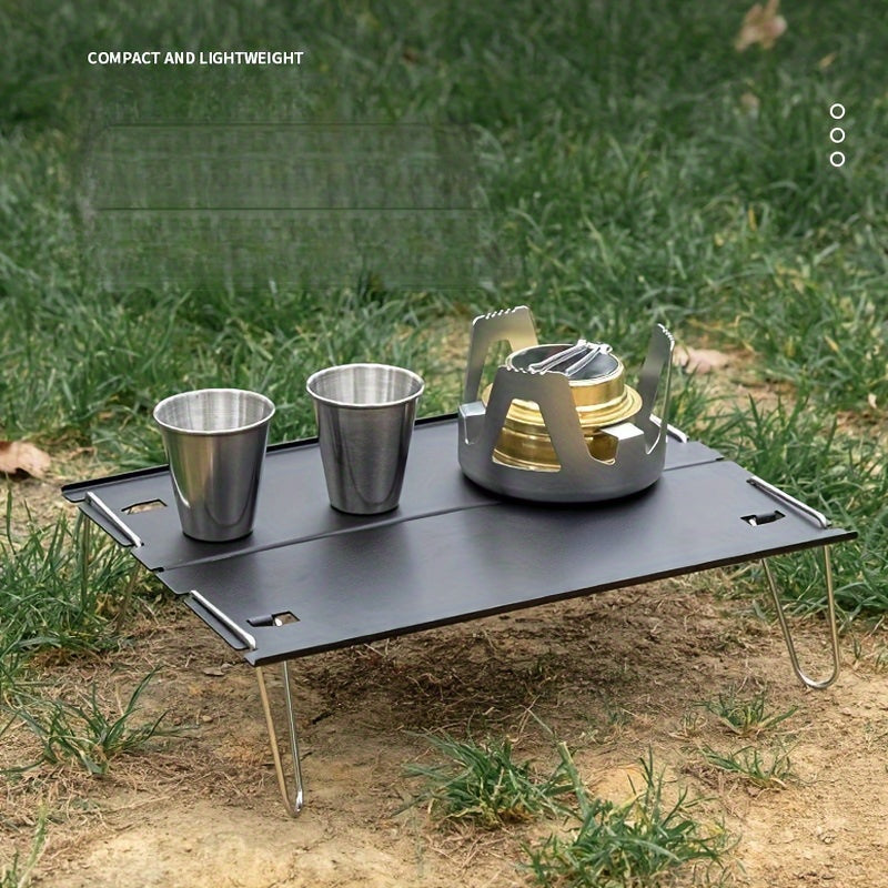 Portable Lightweight Aluminum Camping Table for Outdoor Activities