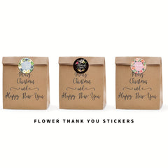 500 Flower Stickers for Gift Wrapping, Party, Wedding, Birthday, etc.